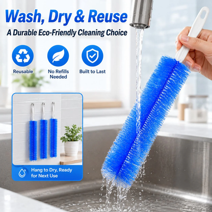 Fan cleaning brush