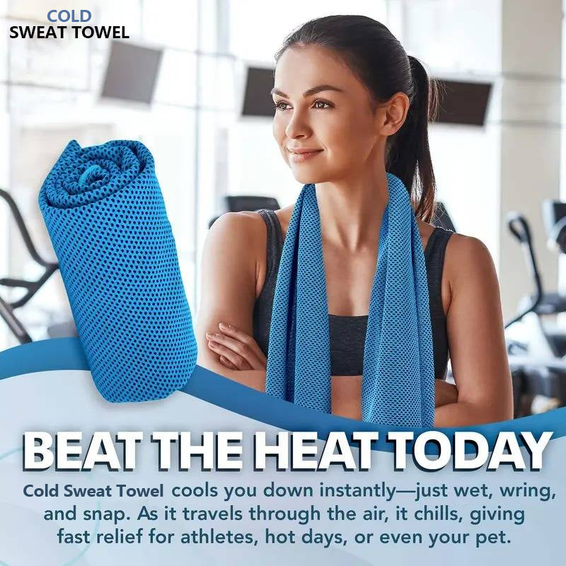 🎁Last Day Buy 1 Get 1 Free 🔥Cold Sweat Towel You Can Use Anywhere, Anytime! Reusable Soft Absorbent Cooling Portable
