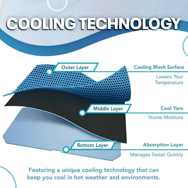 🎁Last Day Buy 1 Get 1 Free 🔥Cold Sweat Towel You Can Use Anywhere, Anytime! Reusable Soft Absorbent Cooling Portable