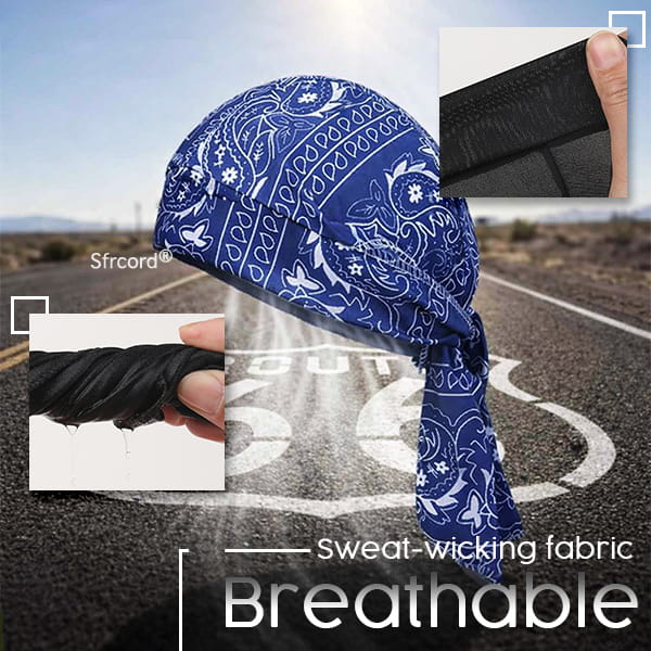 Outdoor Paisley Cooling Headscarf Cap